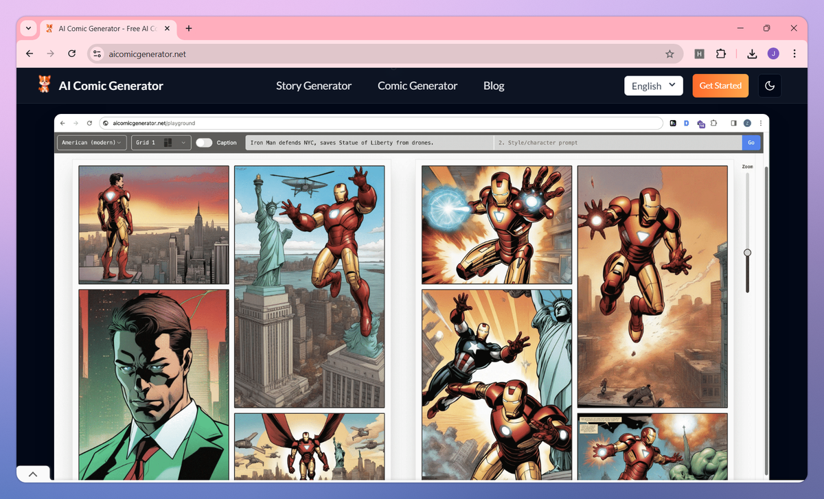 AI Comic Generator screenshot #2
