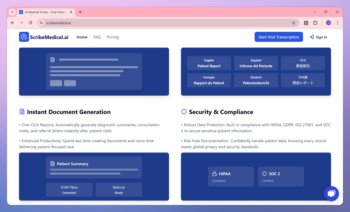 ScribeMedical.ai screenshot #3