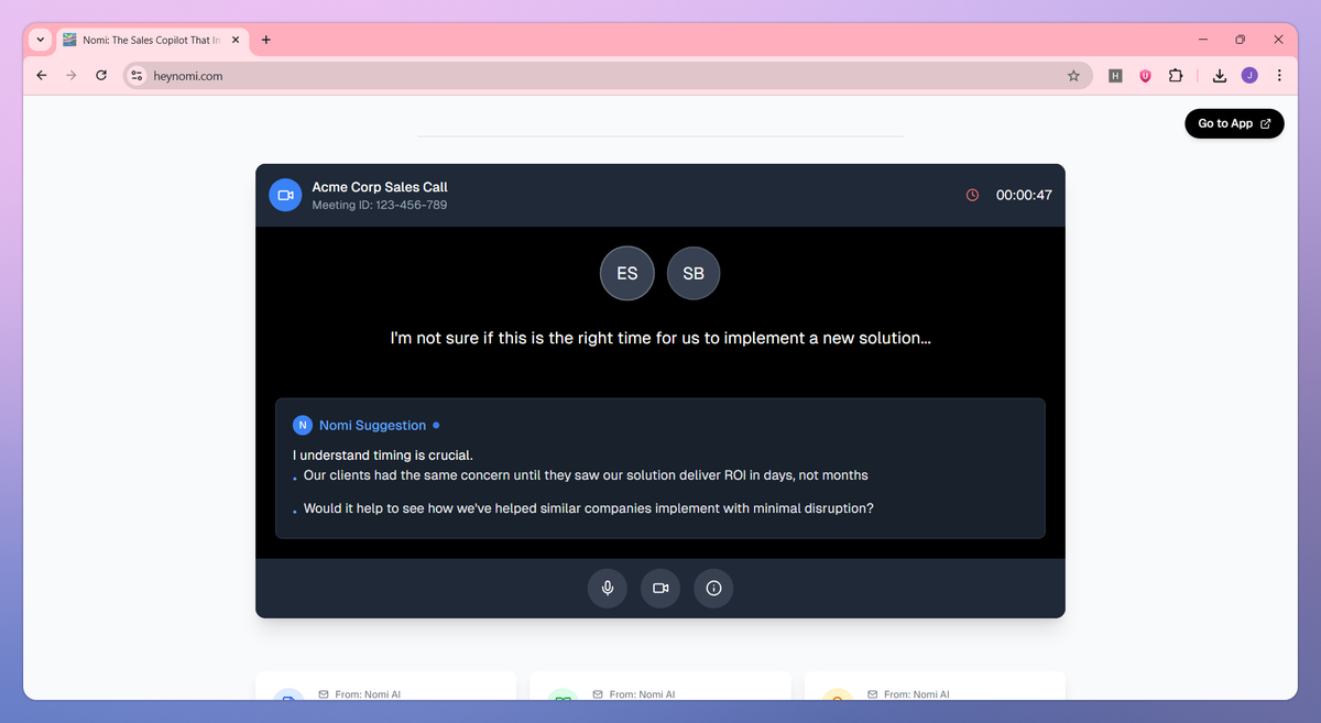 Nomi screenshot #2