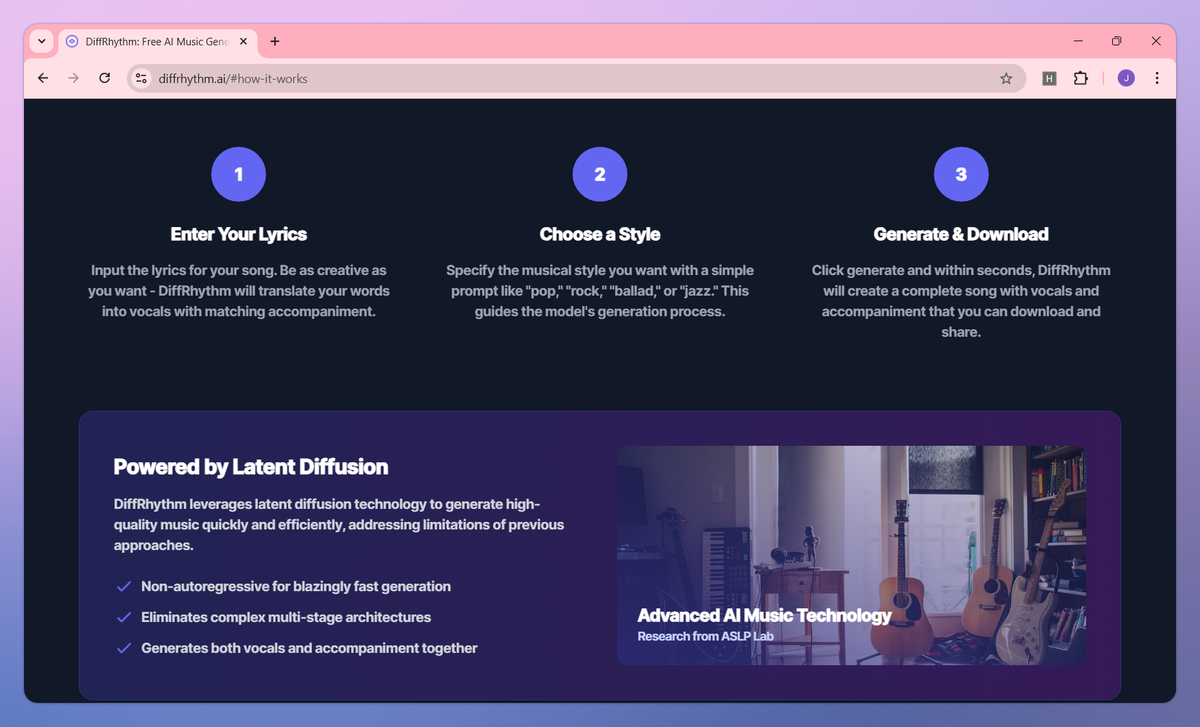 DiffRhythm screenshot #2
