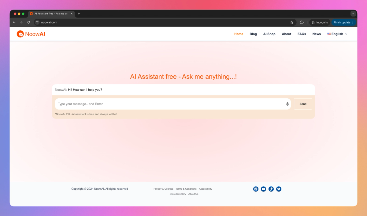 NoowAI screenshot