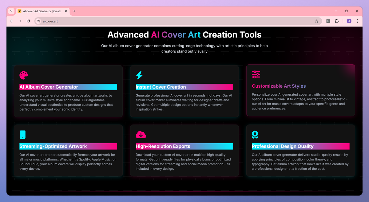 AI Cover Art screenshot #3