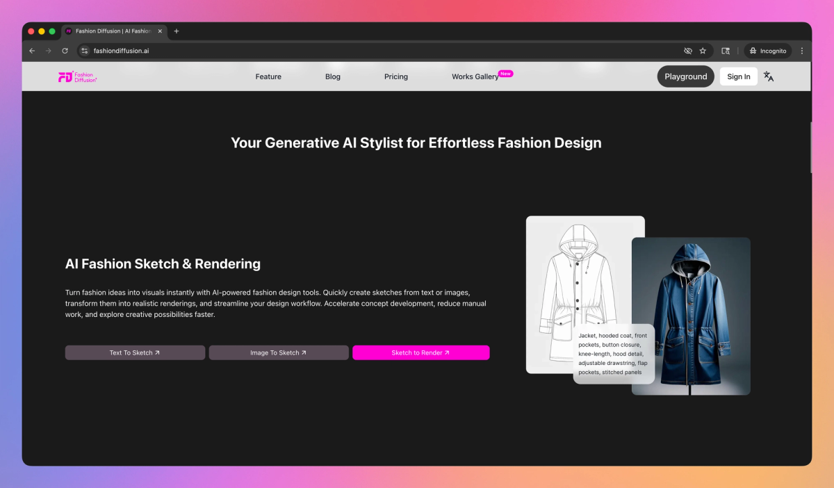 Fashion Diffusion screenshot #2