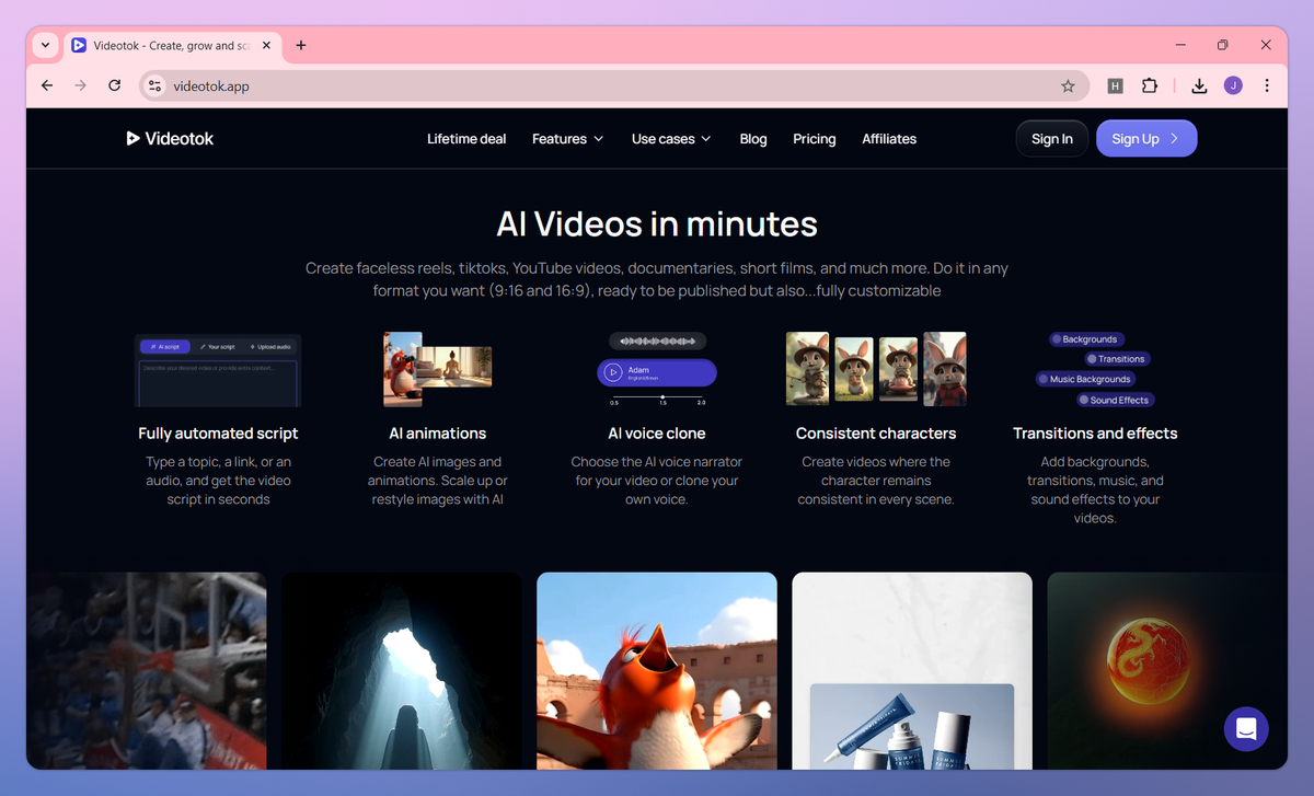Videotok screenshot #2