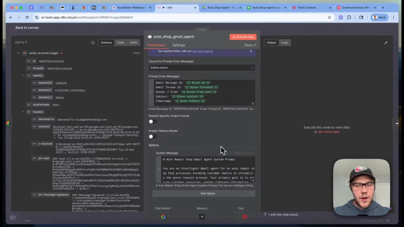 n8n agent system prompt