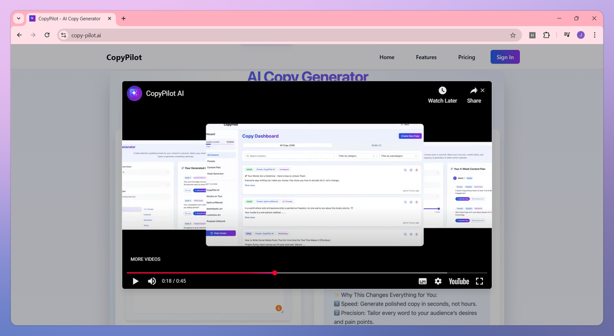 CopyPilot screenshot #2