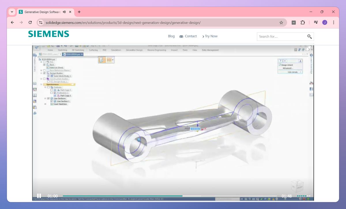 Solid Edge Generative Design screenshot #3