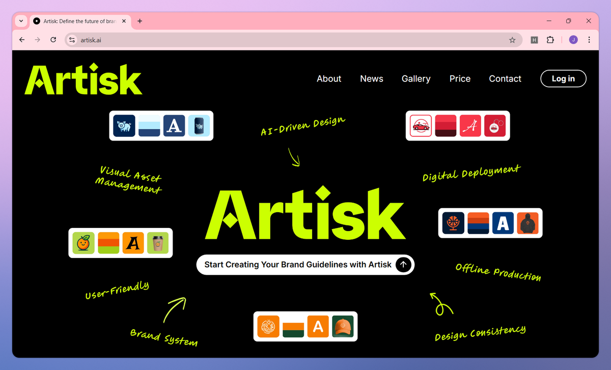 Artisk screenshot #1
