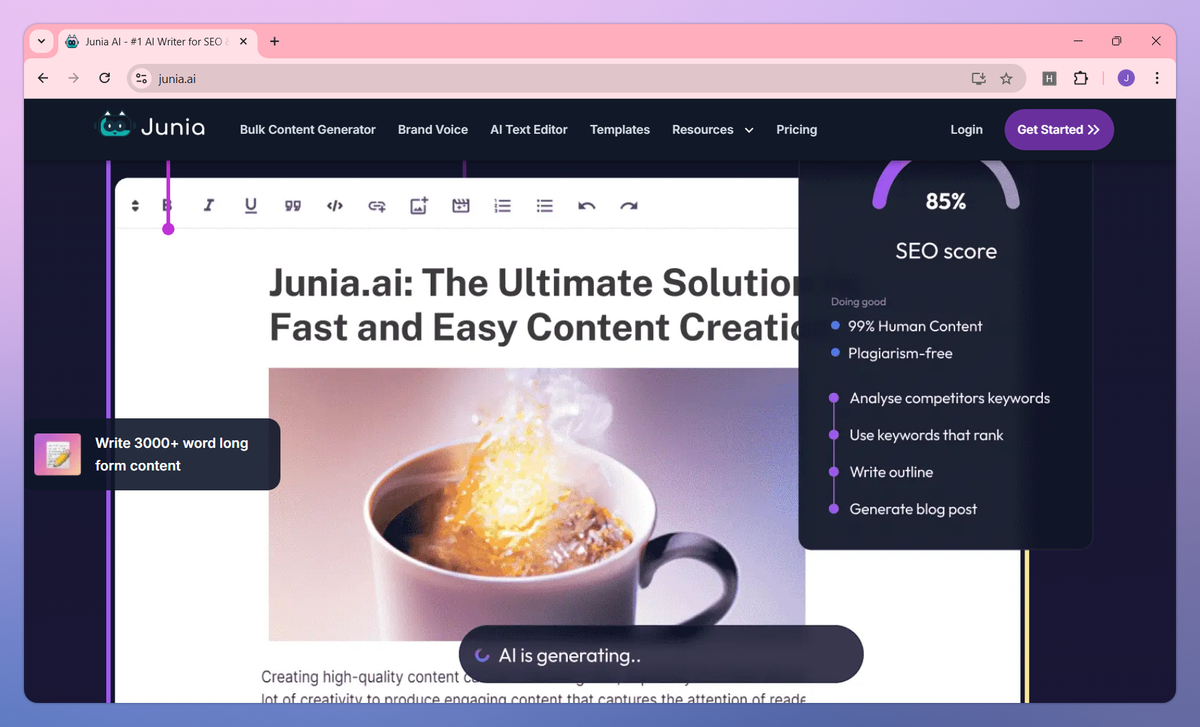 Junia AI screenshot #2