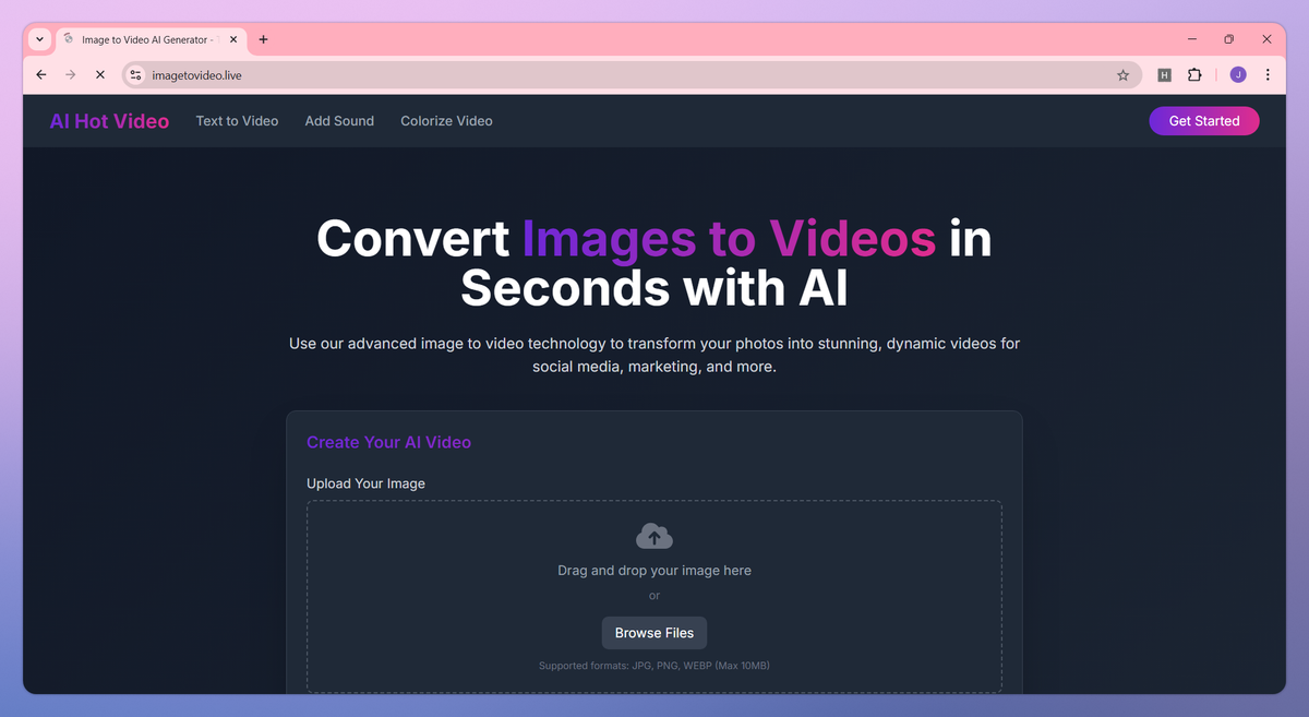 Image to Video screenshot #1