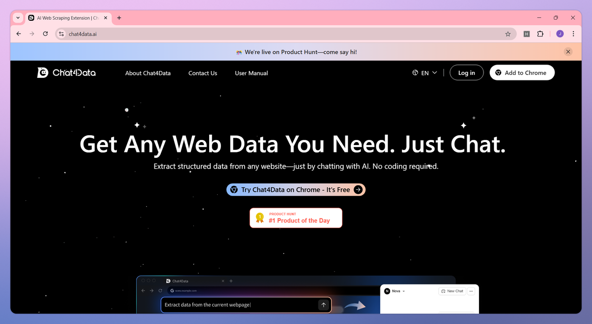 Chat4Data screenshot #1