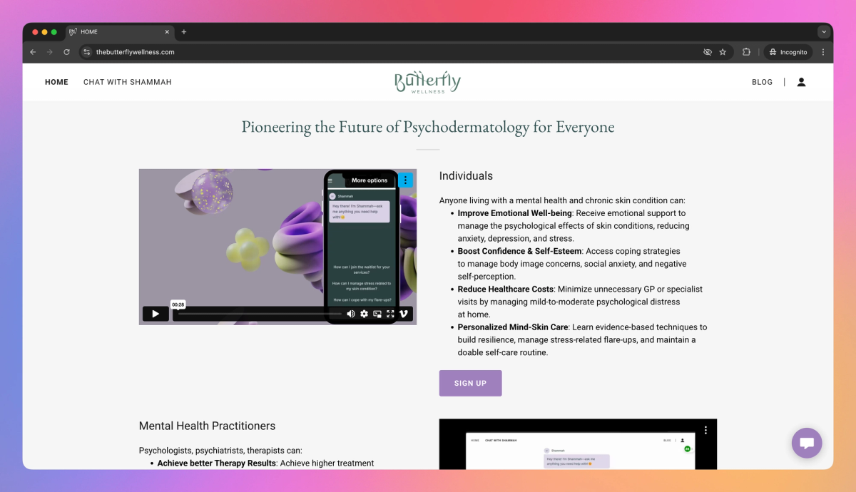 The Butterfly Wellness screenshot #2