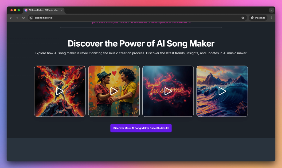 AI Song Maker screenshot #2