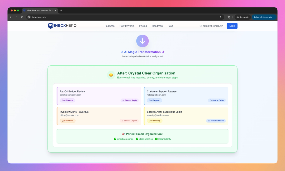 Inbox Hero screenshot #3