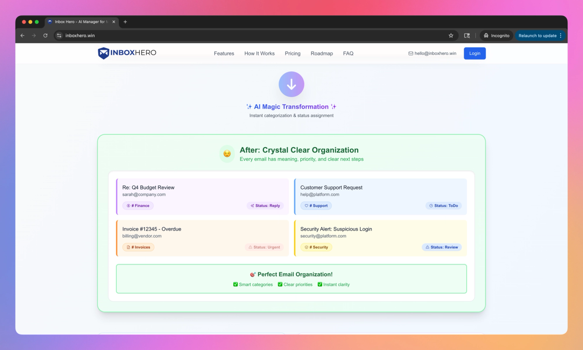 Inbox Hero screenshot #3