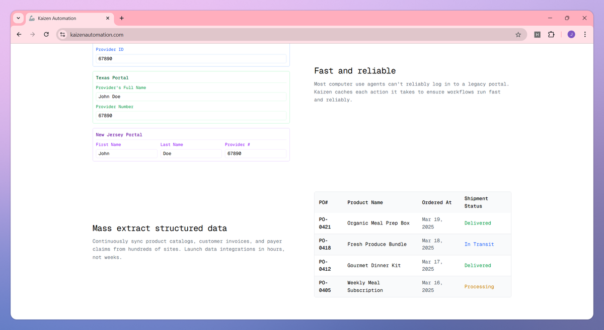 Kaizen Automation screenshot #2