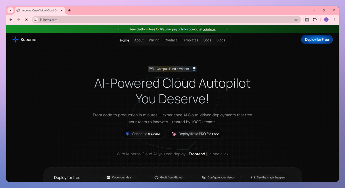 Kuberns screenshot #1