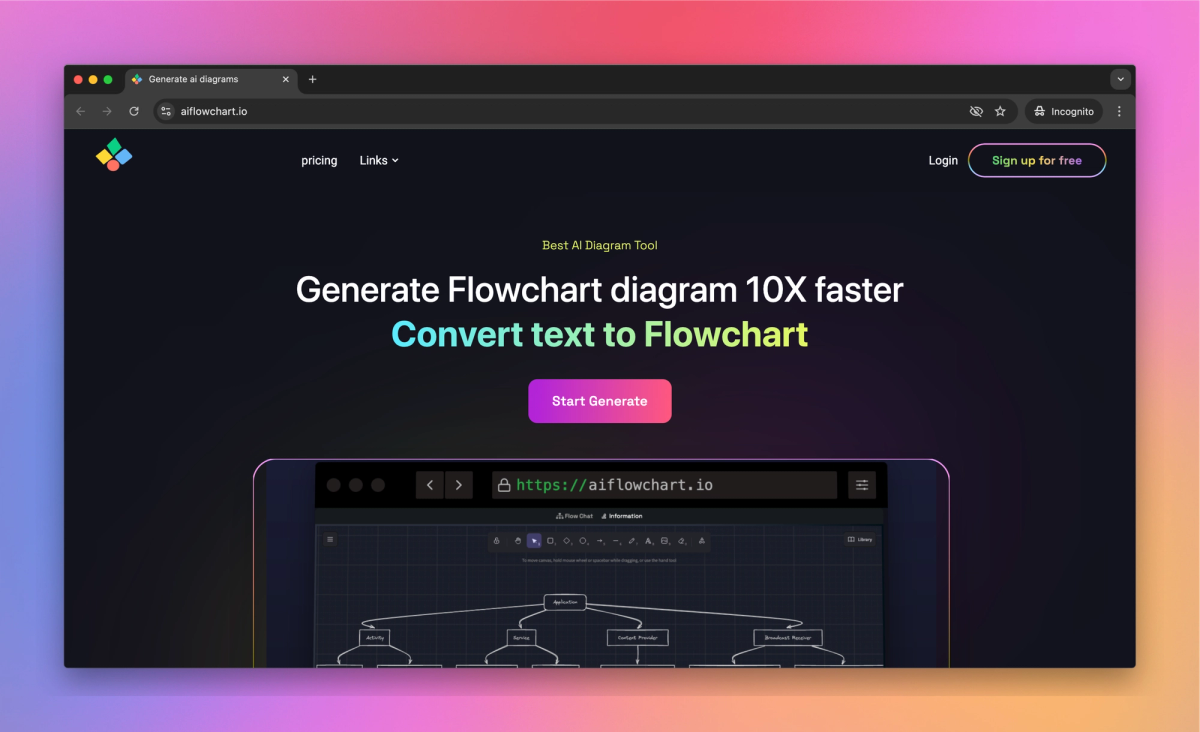 AI Flowchart screenshot #1