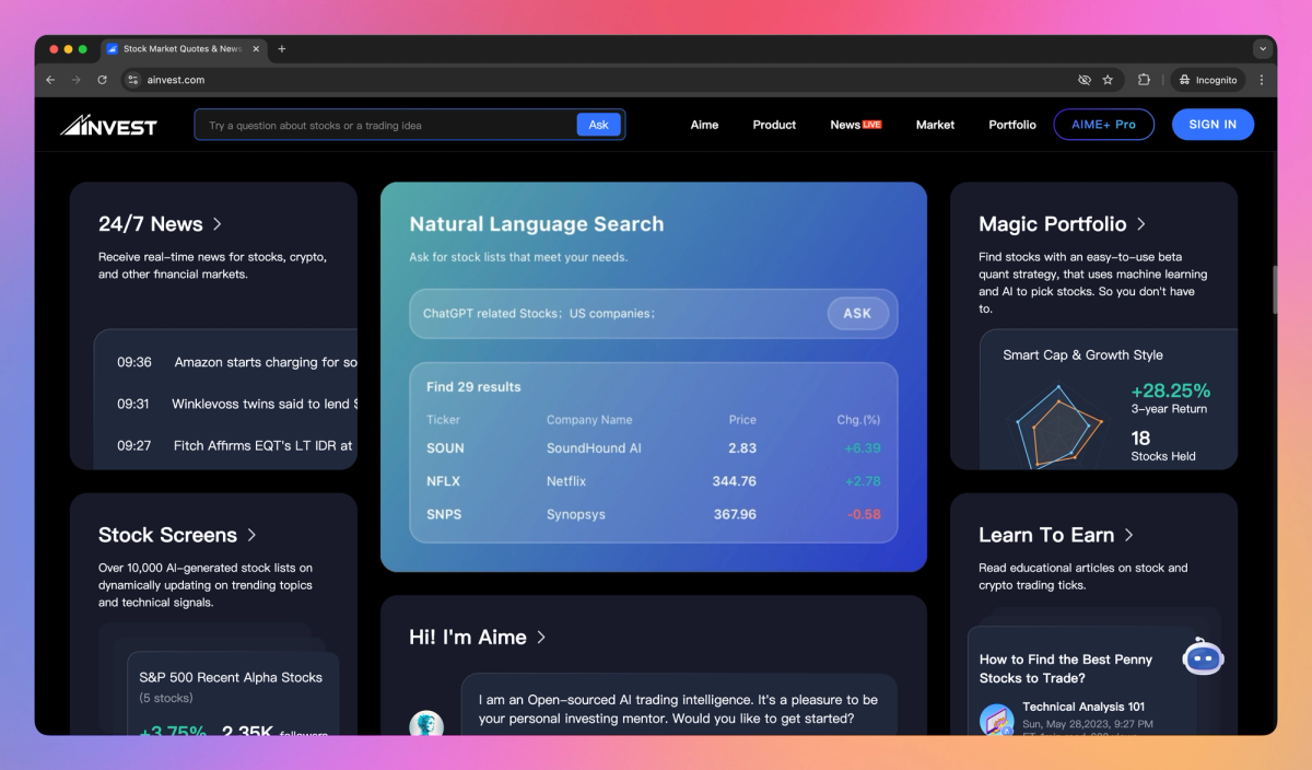 AIinvest screenshot #2
