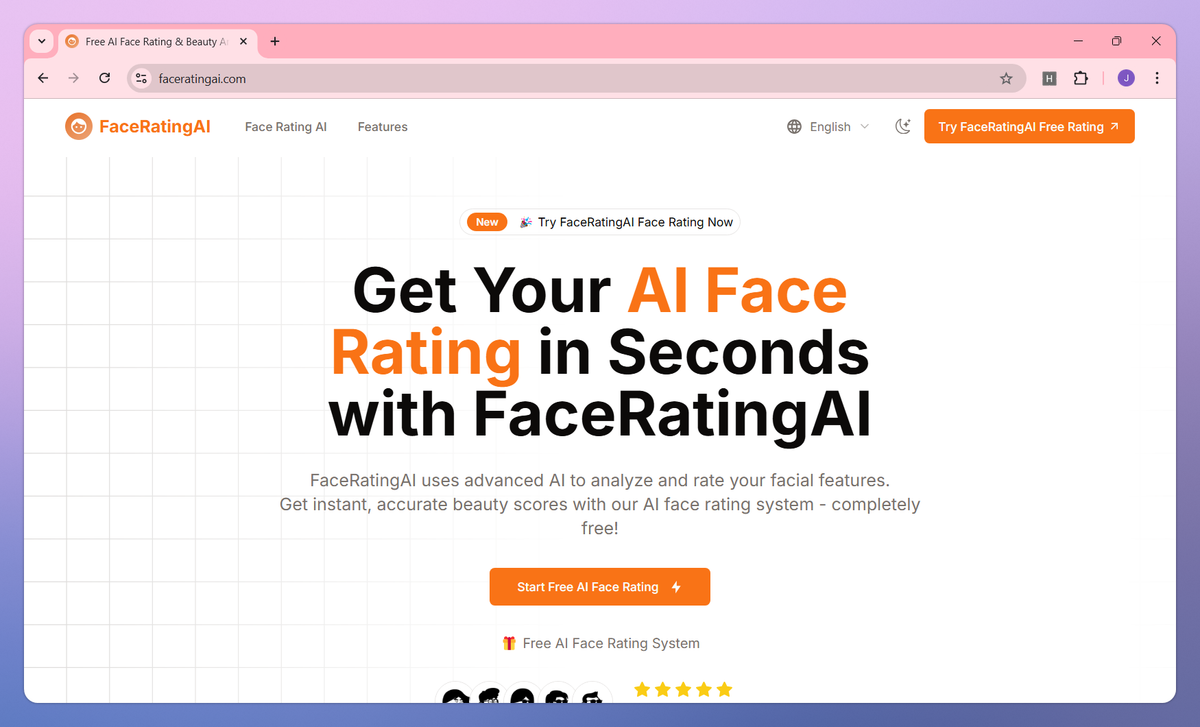 FaceRatingAI screenshot #1