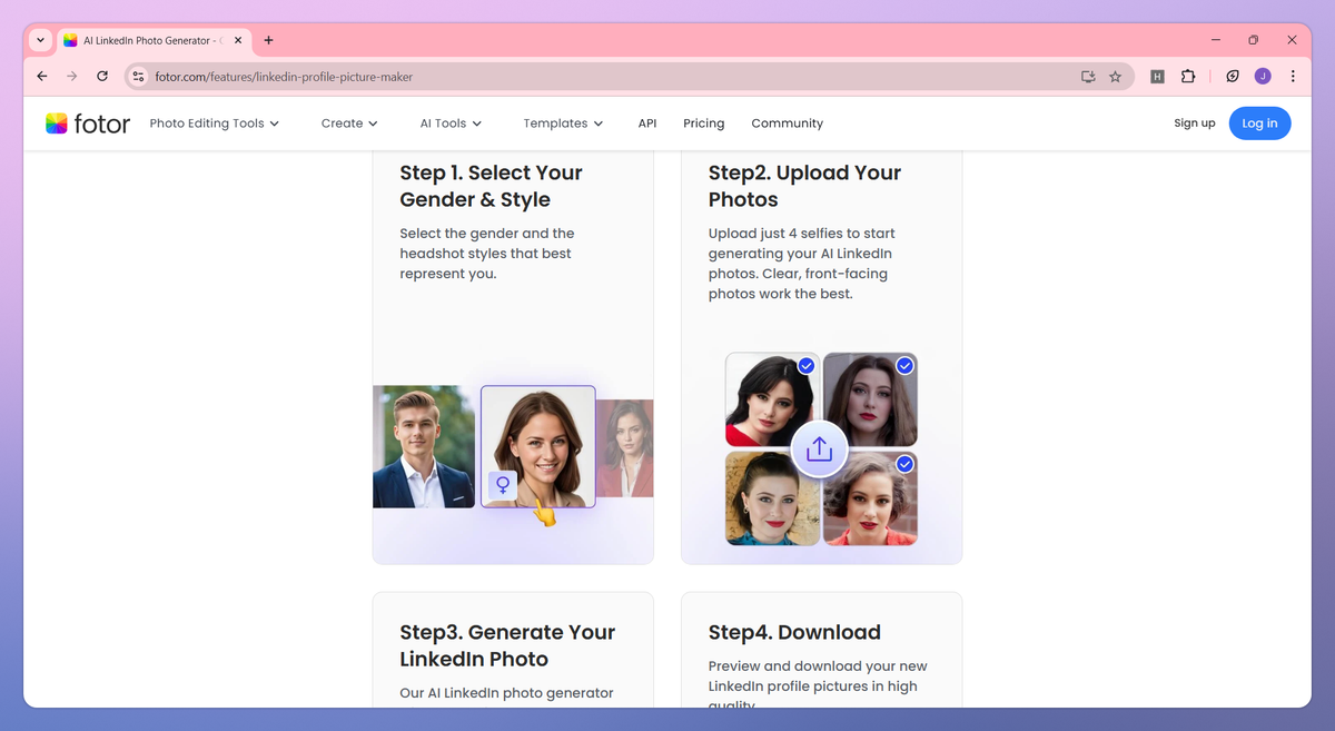 AI LinkedIn Photo Generator screenshot #2