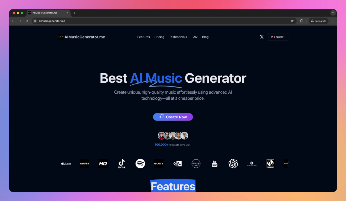 AI Music Generator screenshot #1