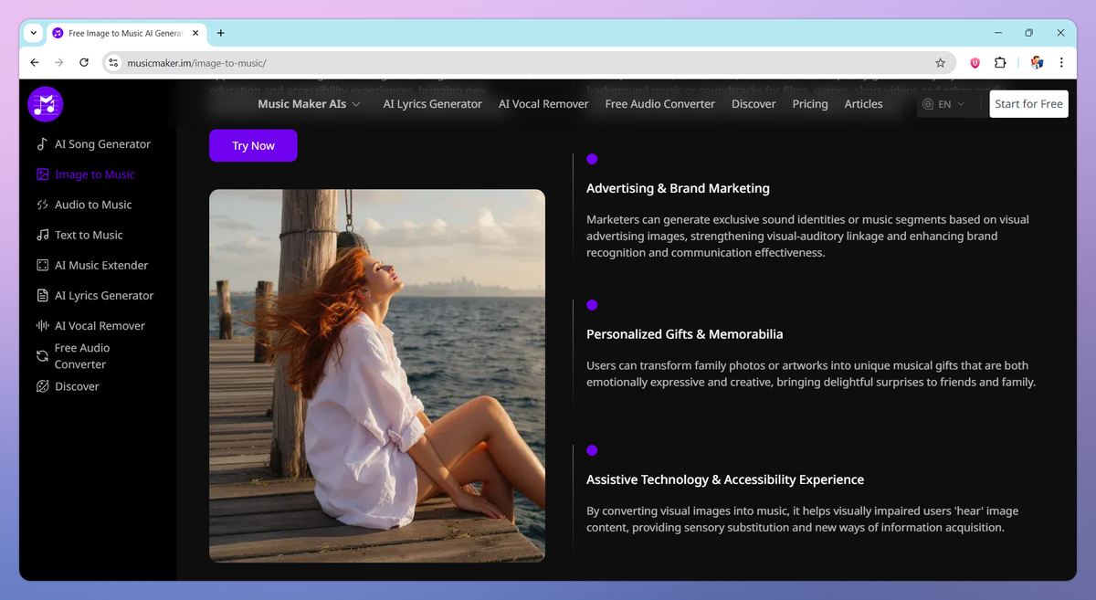 MusicMaker Image to Music screenshot #3