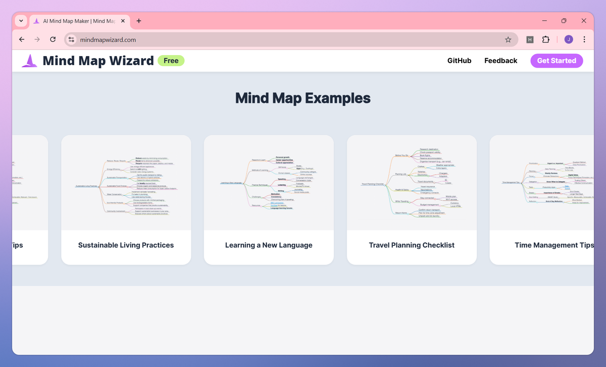 Mind Map Wizard screenshot #2