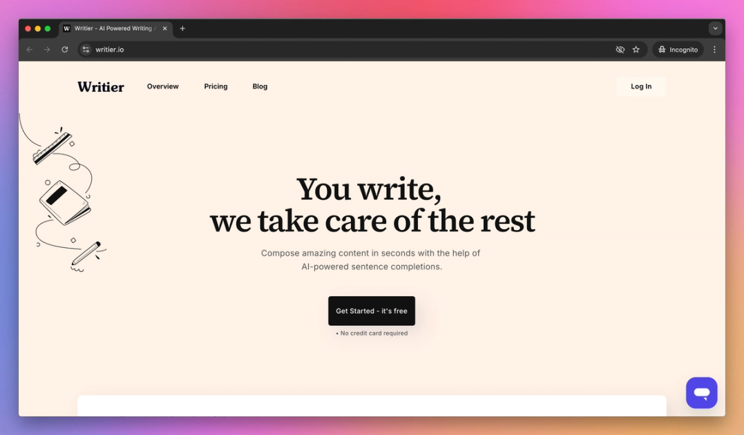 Writier Features, Pricing, and Alternatives | AI Tools