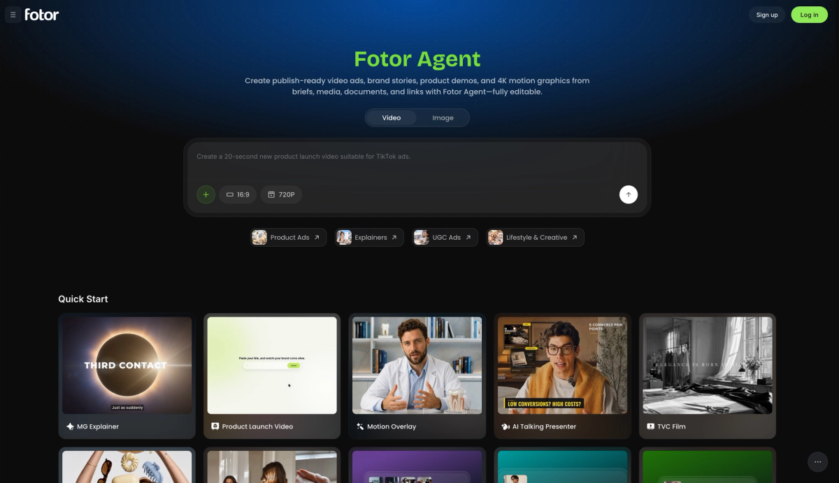 Fotor Agent screenshot #1
