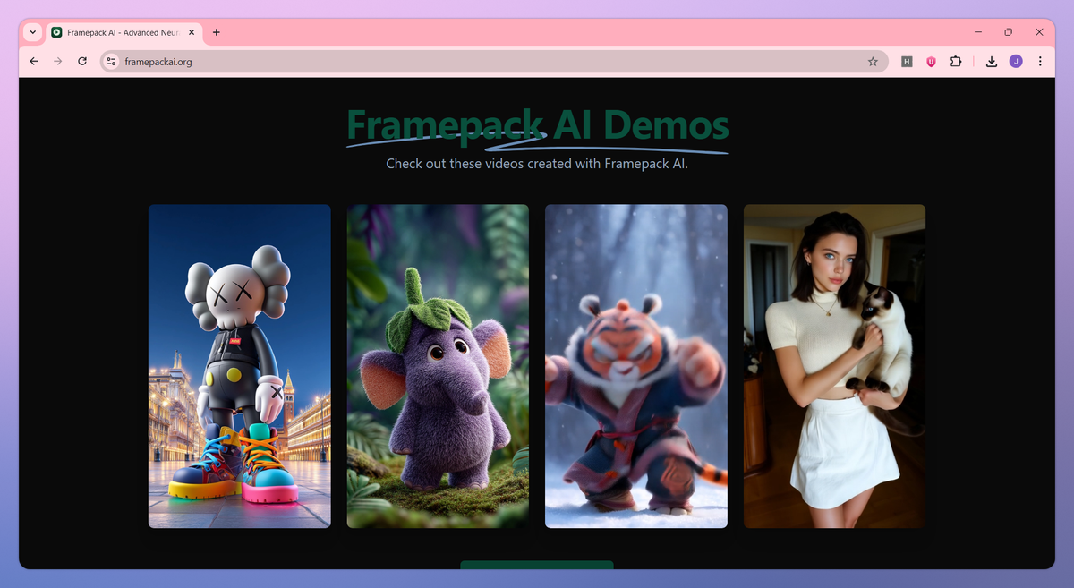 Framepack AI screenshot #2