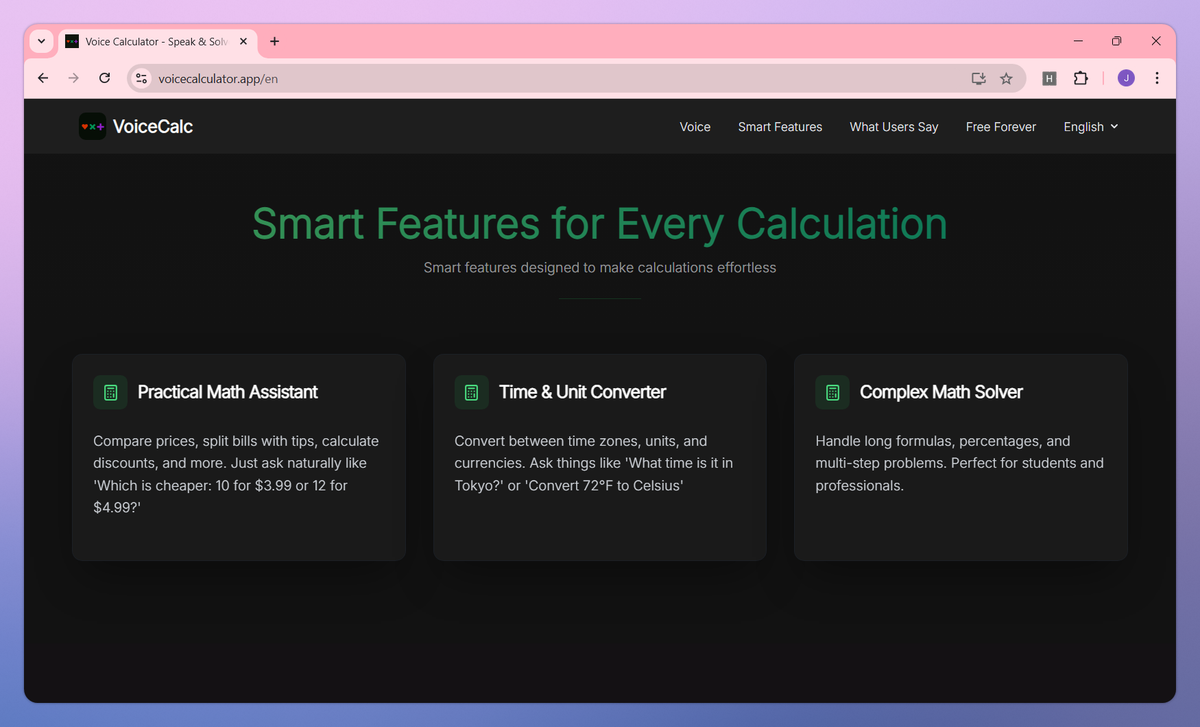 Voice Calculator screenshot #2