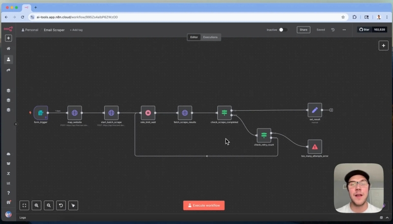 AI web scraping demo