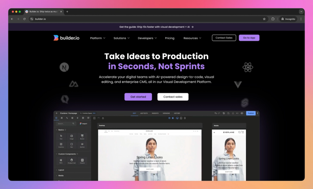 Io Listbuilder Builder.io Features, Pricing, and Alternatives | AI Tools