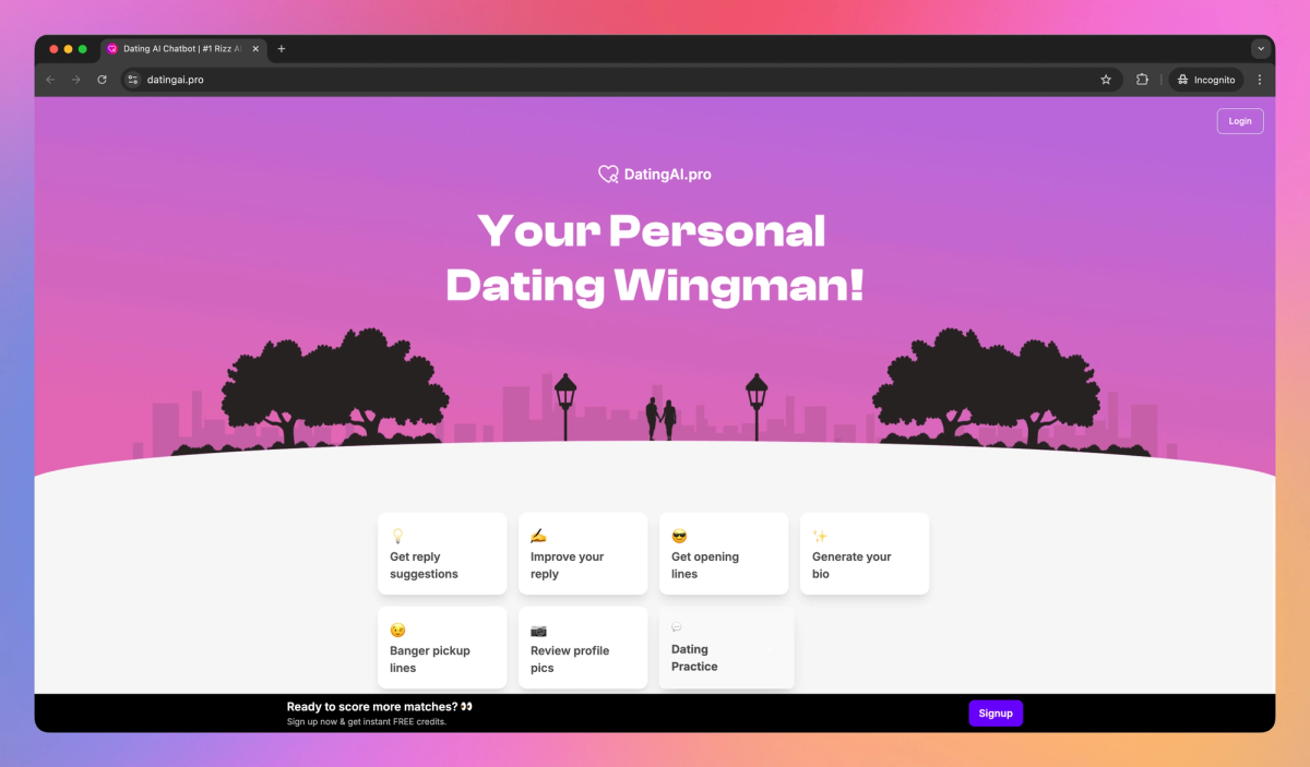 DatingAI.pro screenshot #1