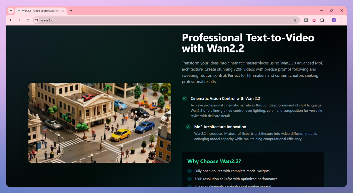 Wan2.2 screenshot #3