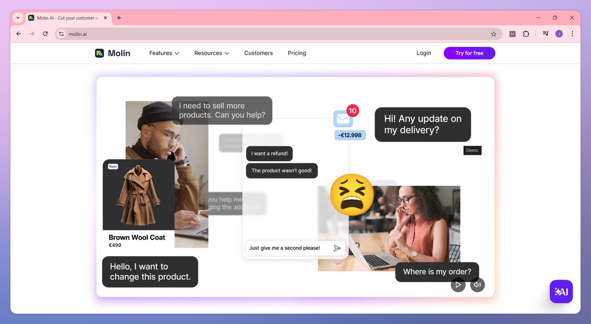 Molin AI screenshot #2