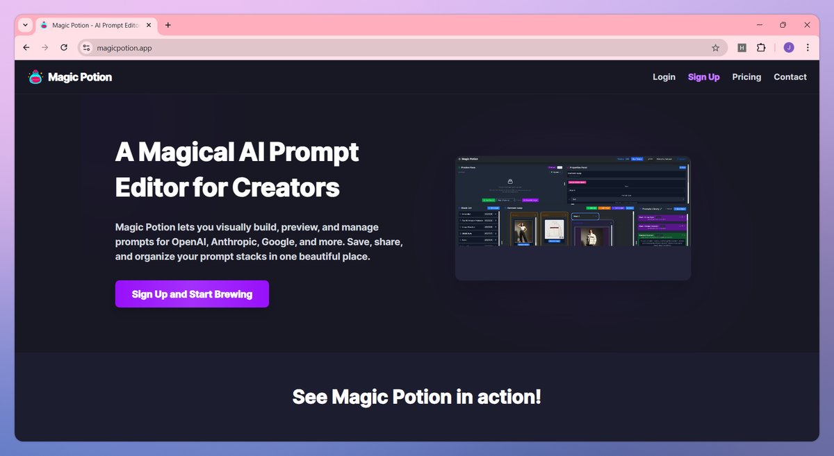 Magic Potion screenshot #1