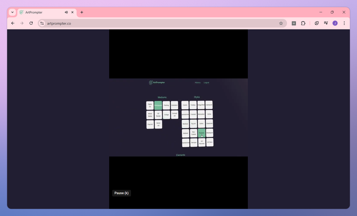 ArtPrompter screenshot #2