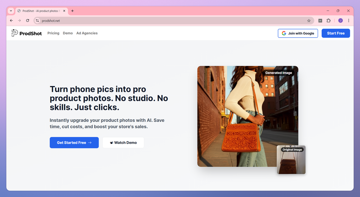 ProdShot screenshot #1