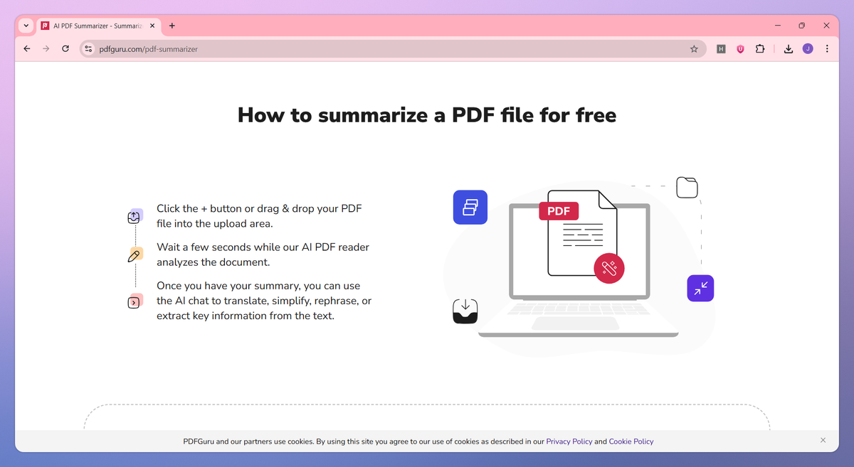 PDF Guru AI PDF Summarizer screenshot #2