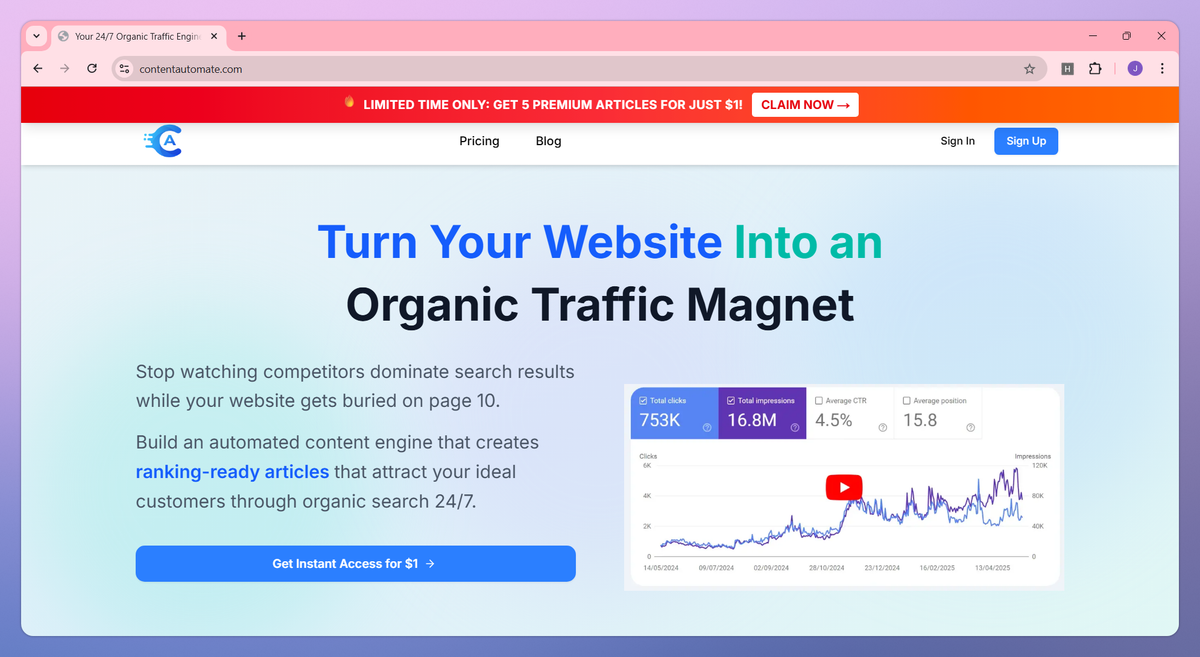 ContentAutomate screenshot #1