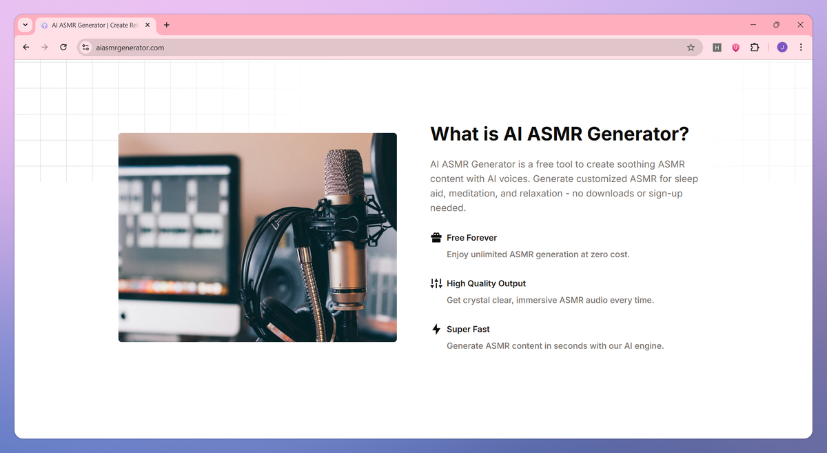 AI ASMR Generator screenshot #2