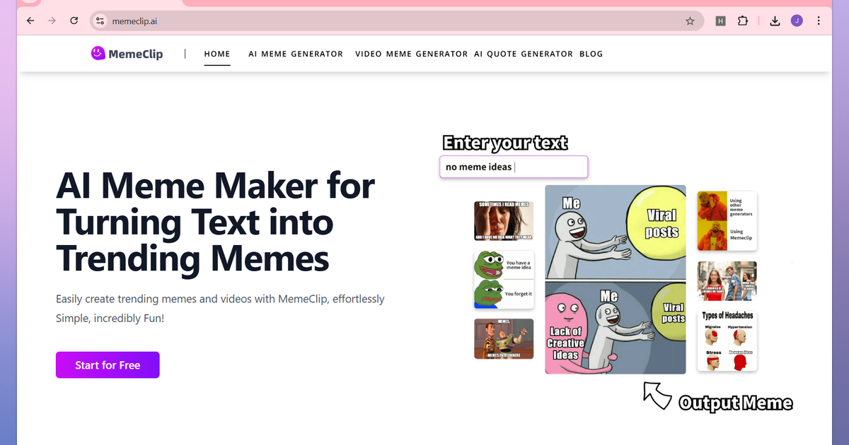 MemeClip AI: Complete Review logo