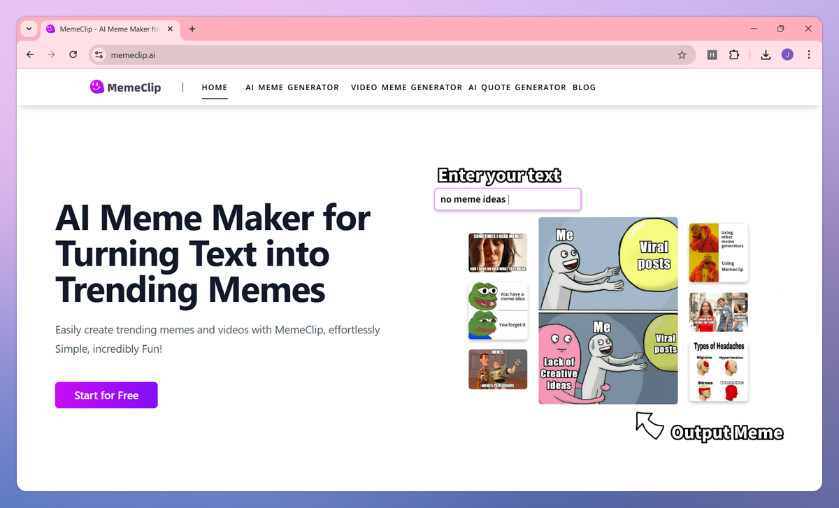 MemeClip screenshot #1