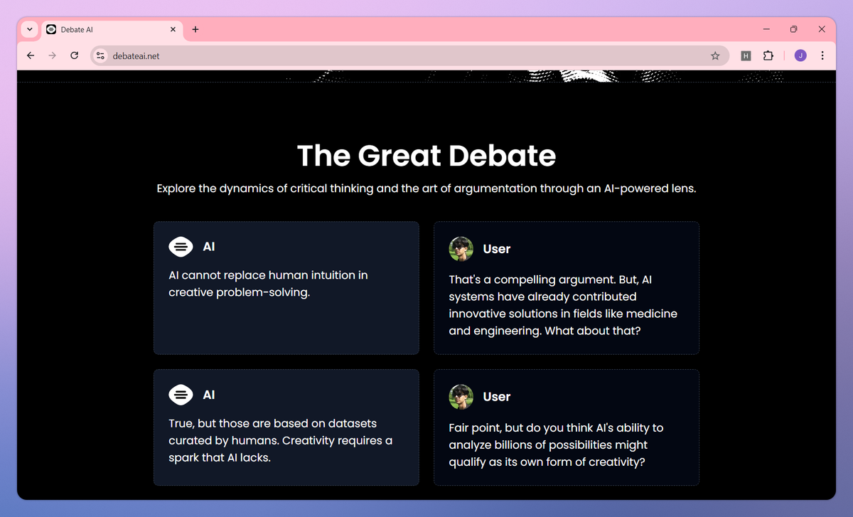 Debate AI screenshot #2