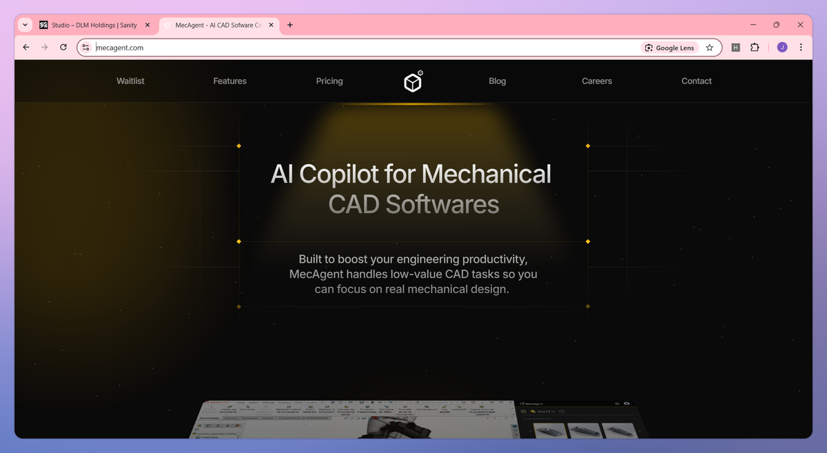 MecAgent screenshot #1