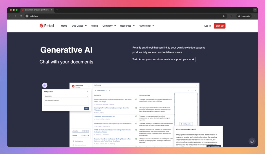 Petal Features, Pricing, and Alternatives | AI Tools