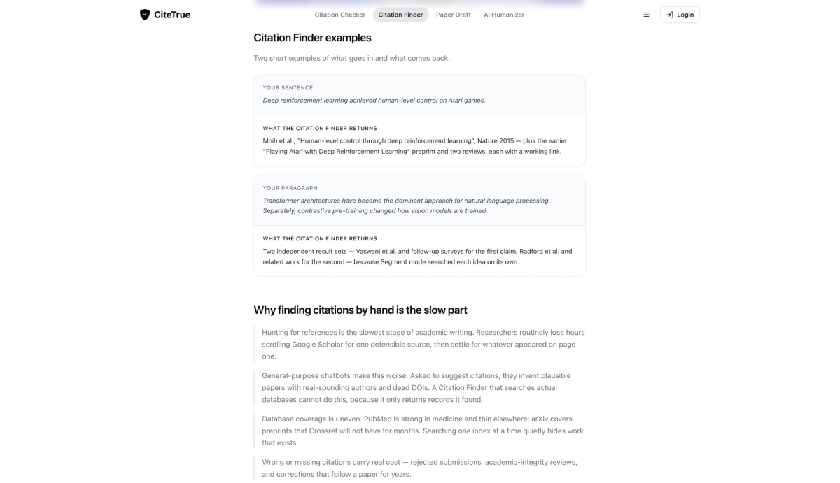 CiteTrue Citation Finder screenshot #3