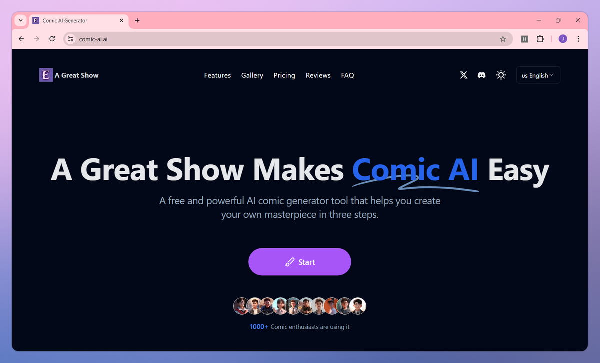 Comic AI Generator screenshot #1